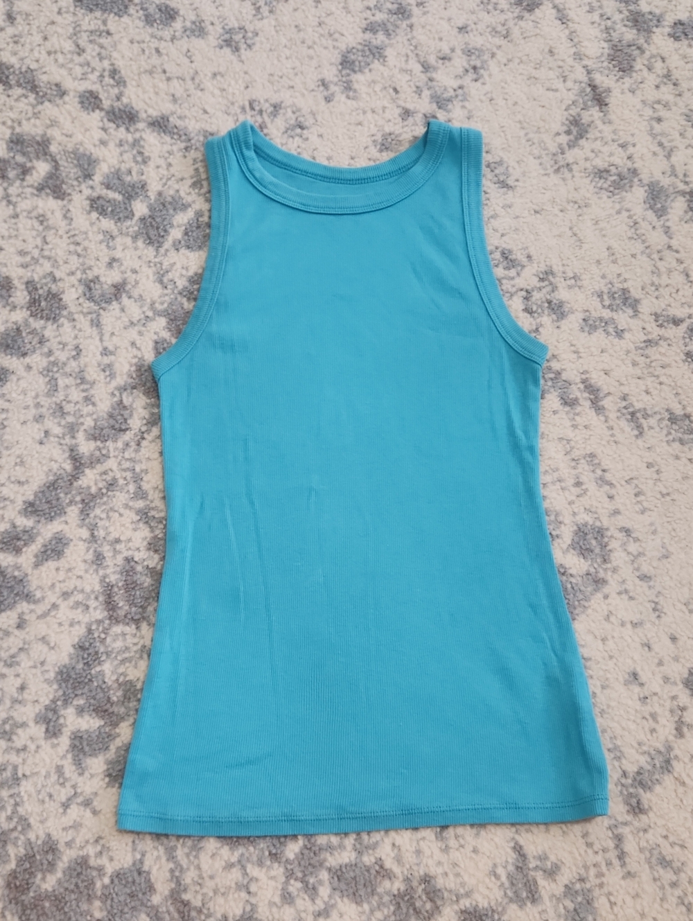 a new day Sleeveless Tank Top in Bright Turquoise